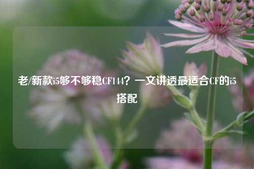 老/新款i5够不够稳CF144?一文讲透最适合CF的i5搭配