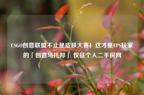 CSGO创意联盟不止是皮肤大赛!这才是FPS玩家的「创意乌托邦」 仪征个人二手房网