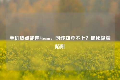手机热点能连Steam,网线却登不上?揭秘隐藏陷阱
