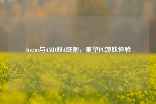 Steam与AMD双A联姻,重塑PC游戏体验