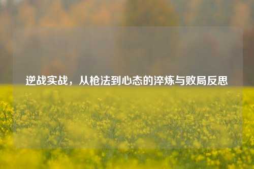 逆战实战,从枪法到心态的淬炼与败局反思