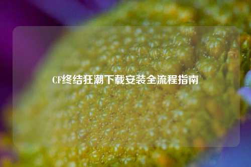 CF终结狂潮下载安装全流程指南