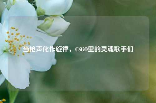 当枪声化作旋律,CSGO里的灵魂歌手们