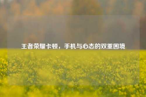 王者荣耀卡顿,手机与心态的双重困境