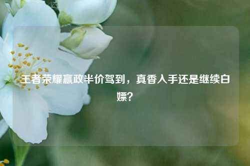 王者荣耀嬴政半价驾到,真香入手还是继续白嫖?