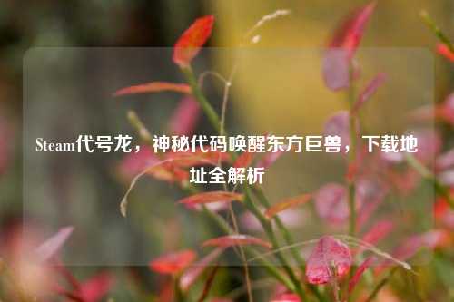 Steam代号龙,神秘代码唤醒东方巨兽,下载地址全解析