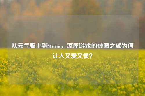 从元气骑士到Steam,凉屋游戏的破圈之旅为何让人又爱又恨?
